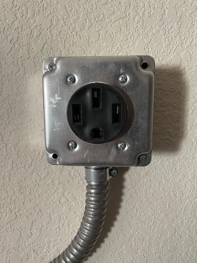 NEMA 14-50 outlet installed for Electrical Panel Upgrade in Granite Falls